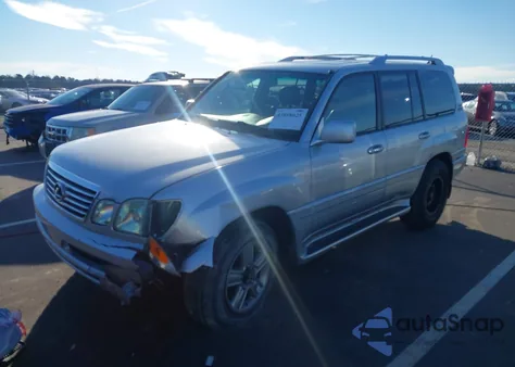 2007 Lexus Lx 470 из США, поврежденный, VIN JTJHT00W074024426